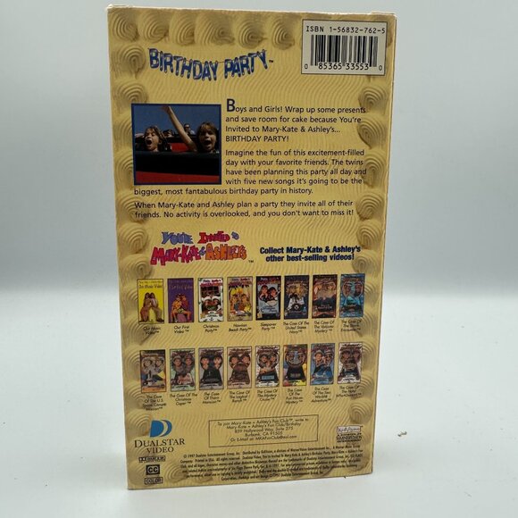 YouRe Invited To Mary-Kate & AshleyS Birthday Party 1997 VHS Musical Series - Picture 2 of 3